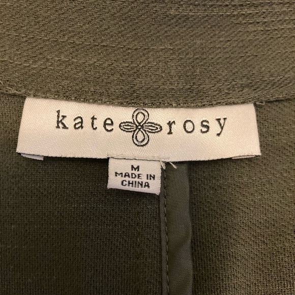 Moss Green Military Band Jacket - Picture 5 of 5